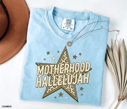 Motherhood Hallelujah Adult Comfort Colors T-Shirt