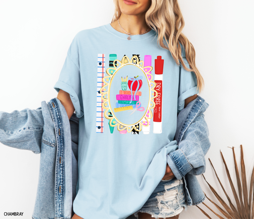 Teacher Subjects Comfort Colors T-Shirt