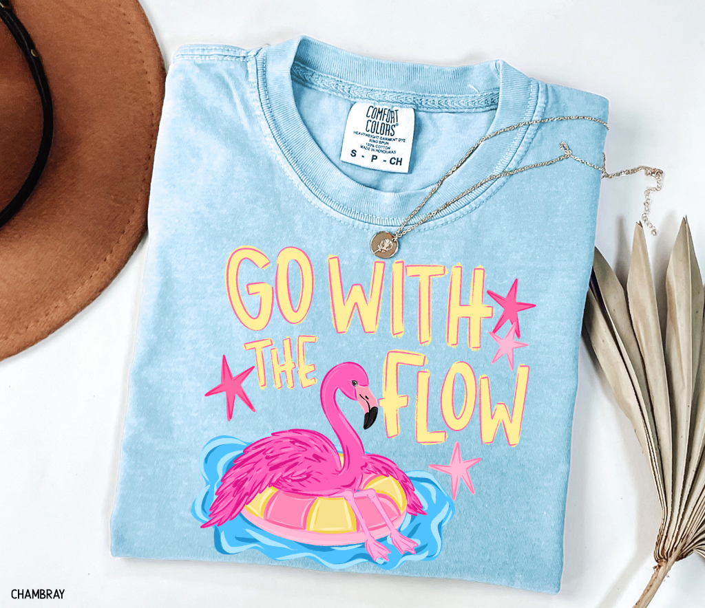 Go With The Flow Comfort Colors T-Shirt