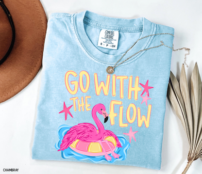 Go With The Flow Comfort Colors T-Shirt