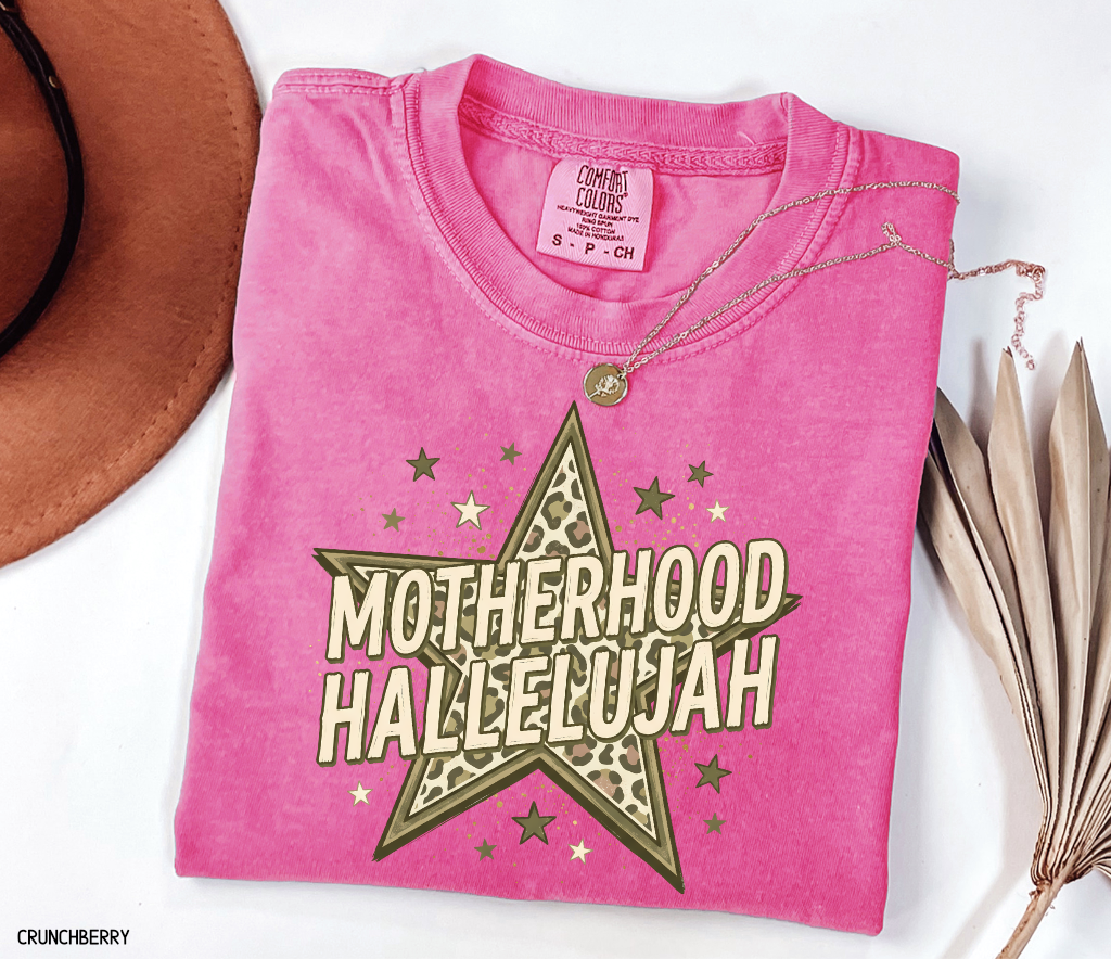 Motherhood Hallelujah Adult Comfort Colors T-Shirt