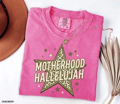 Motherhood Hallelujah Adult Comfort Colors T-Shirt