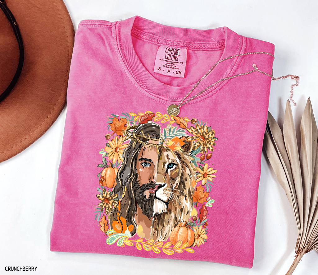 Jesus Lion of Judah Adult Comfort Colors T-shirt