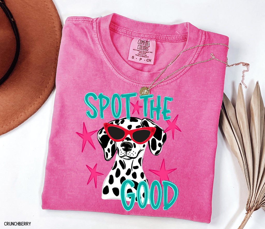 Spot The Good Dalmatian Adult Comfort Colors T-Shirt