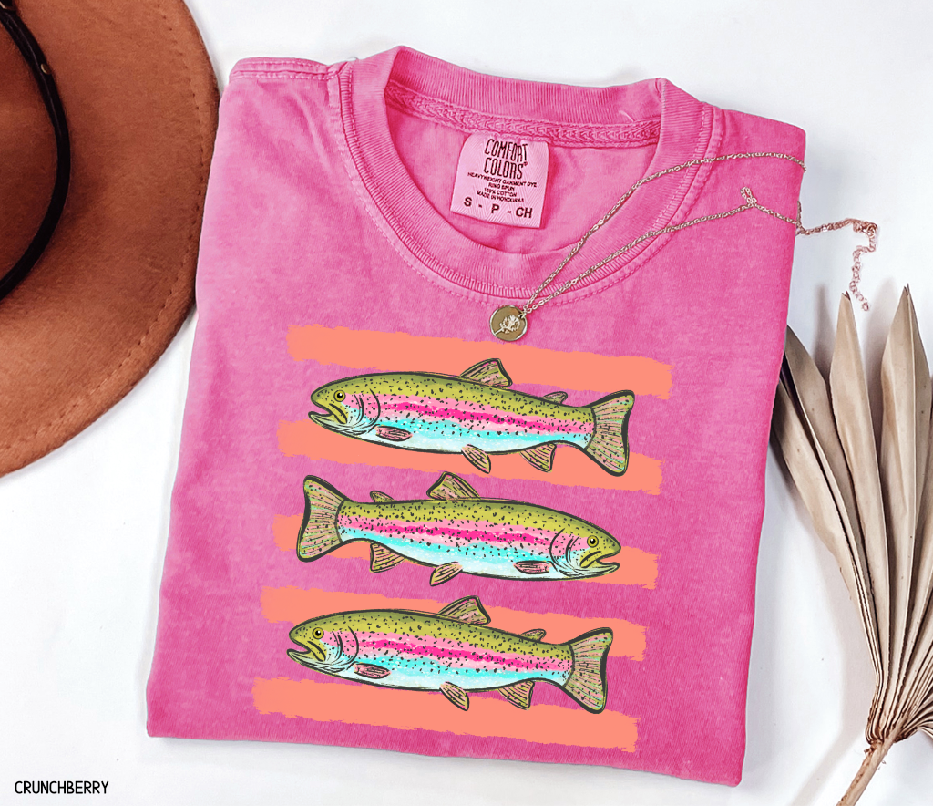 Funny Trout Adult Comfort Colors T-Shirt