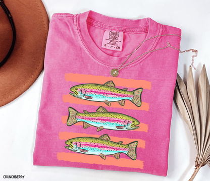 Funny Trout Adult Comfort Colors T-Shirt