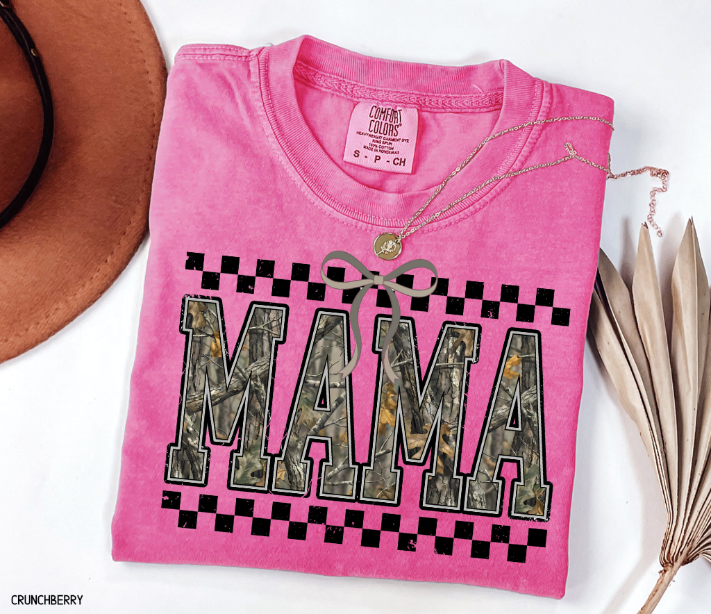 Mama Camo Comfort Colors T-Shirt