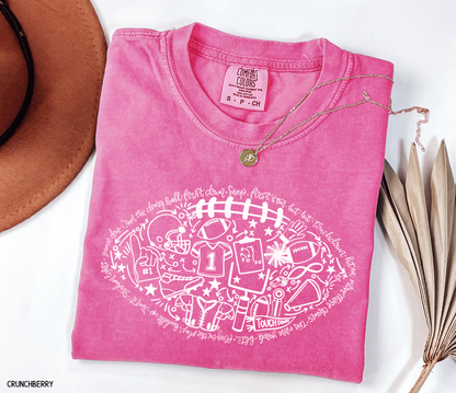 Football Adult Comfort Colors T-Shirt