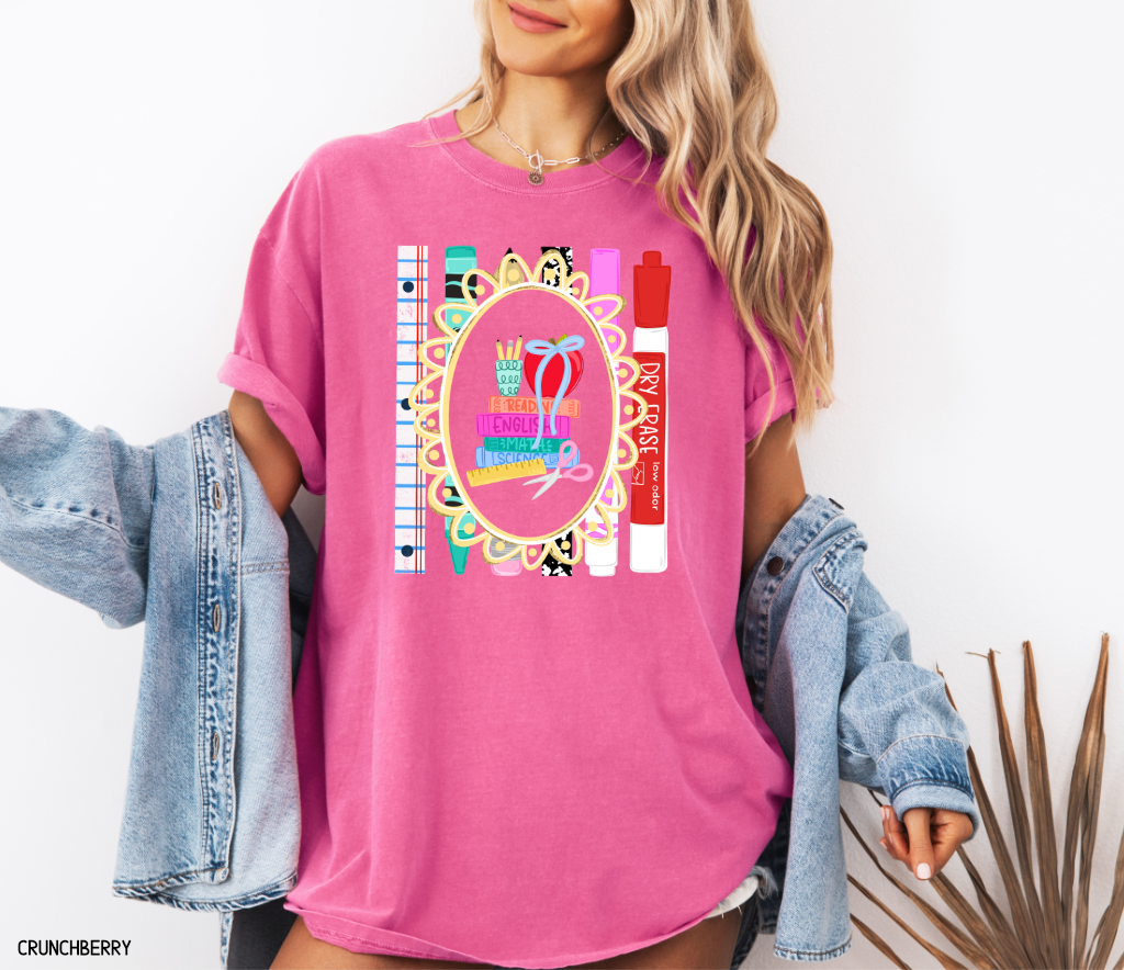 Teacher Subjects Comfort Colors T-Shirt