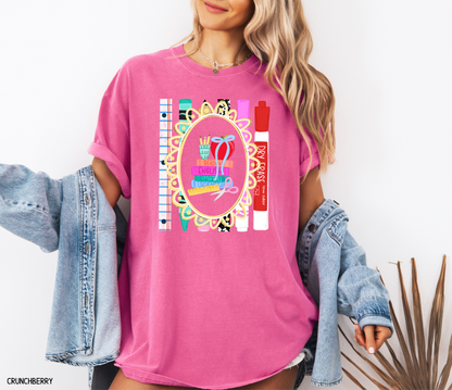 Teacher Subjects Comfort Colors T-Shirt