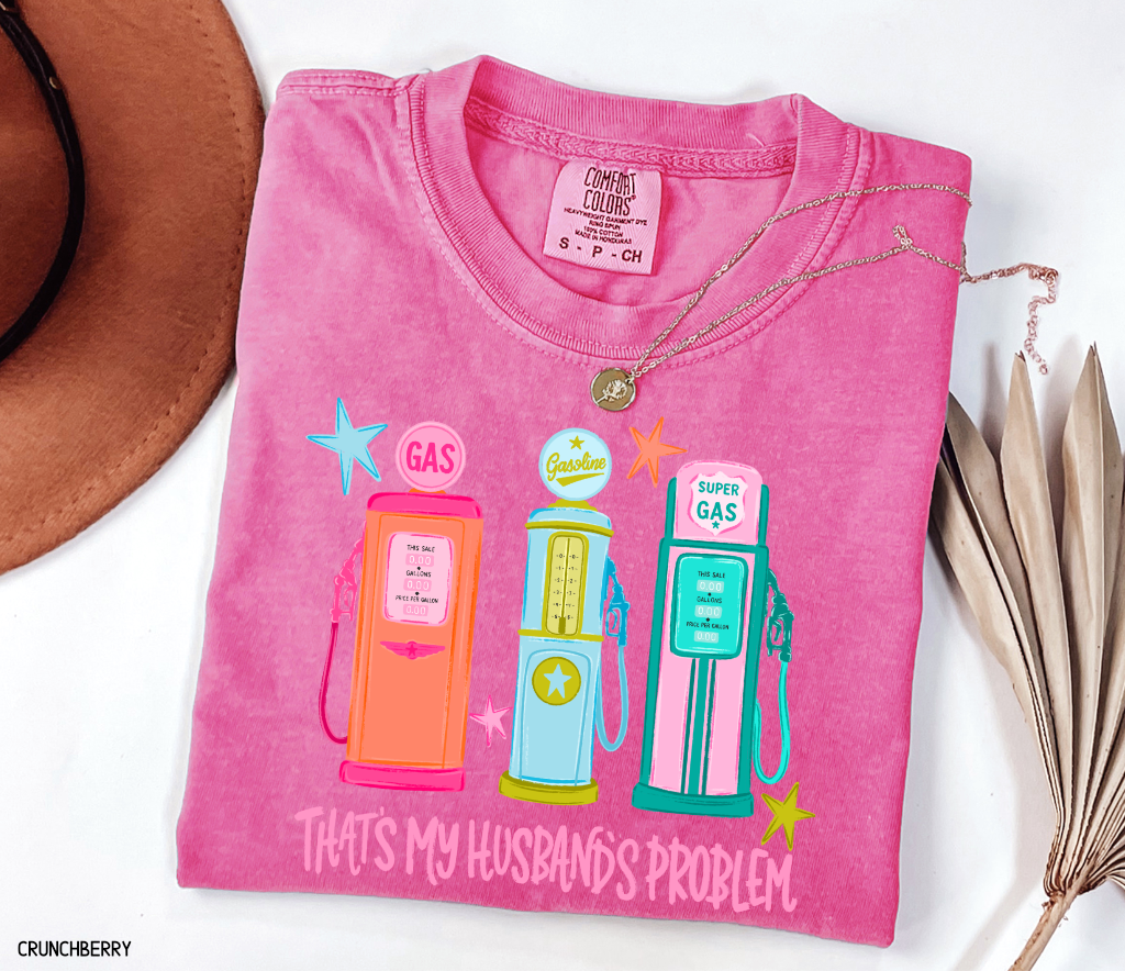 That's my Husband's Problem Adult Comfort Colors T-Shirt