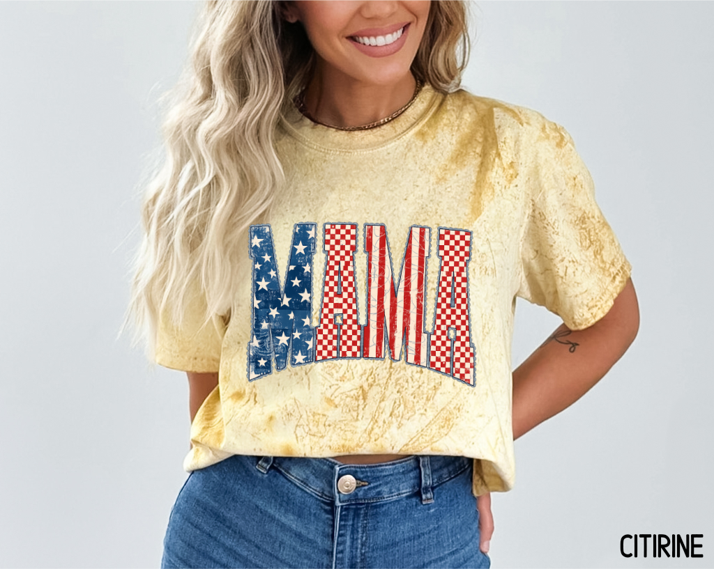 4th of July Mama Comfort Colors T-Shirt