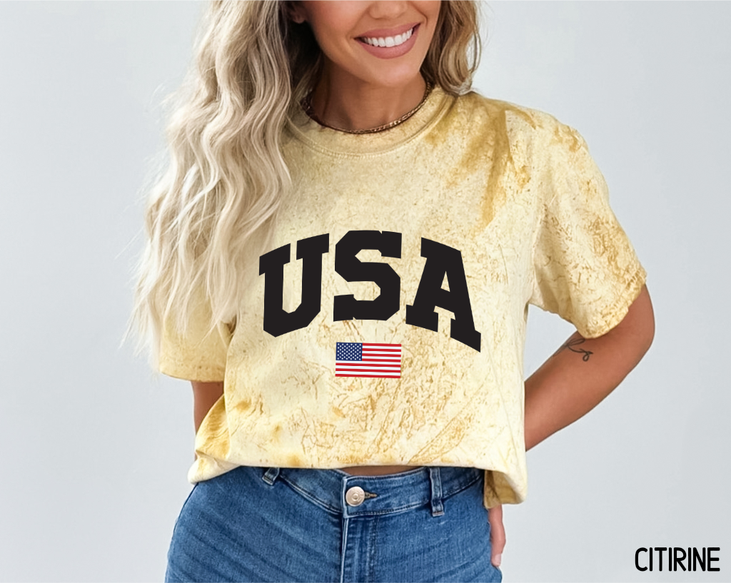 USA Flag Comfort Colors T-Shirt