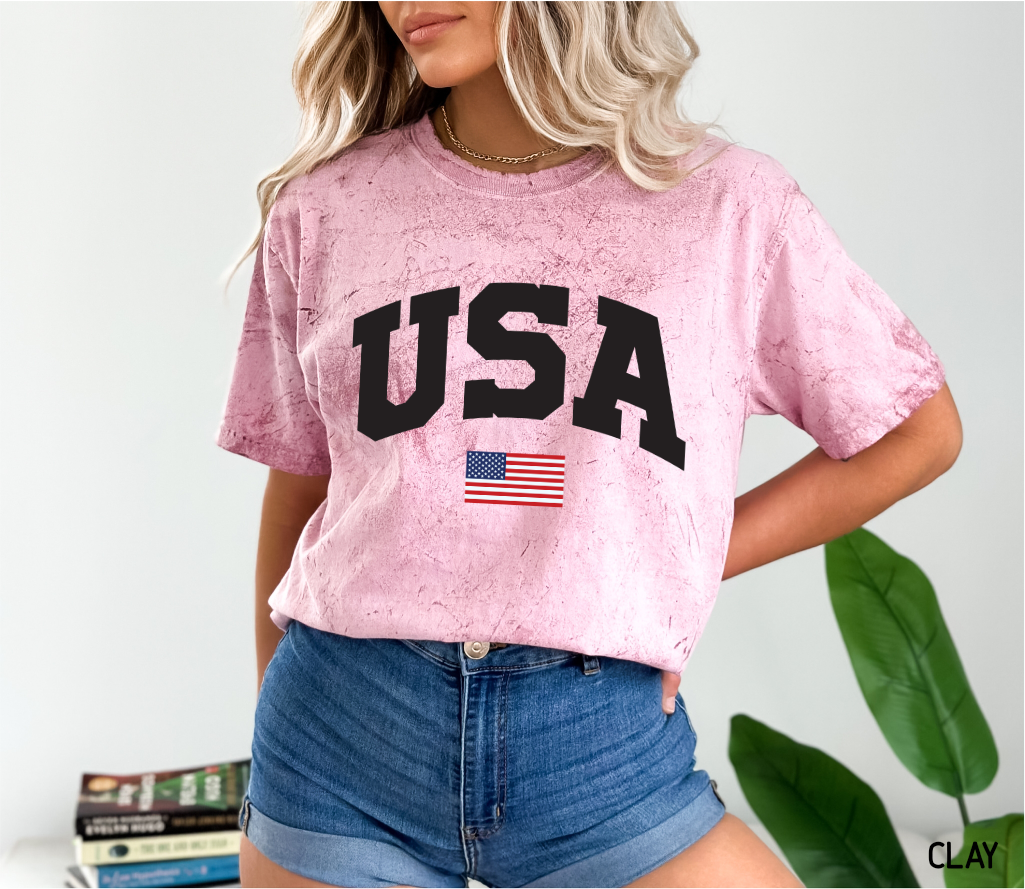 USA Flag Comfort Colors T-Shirt