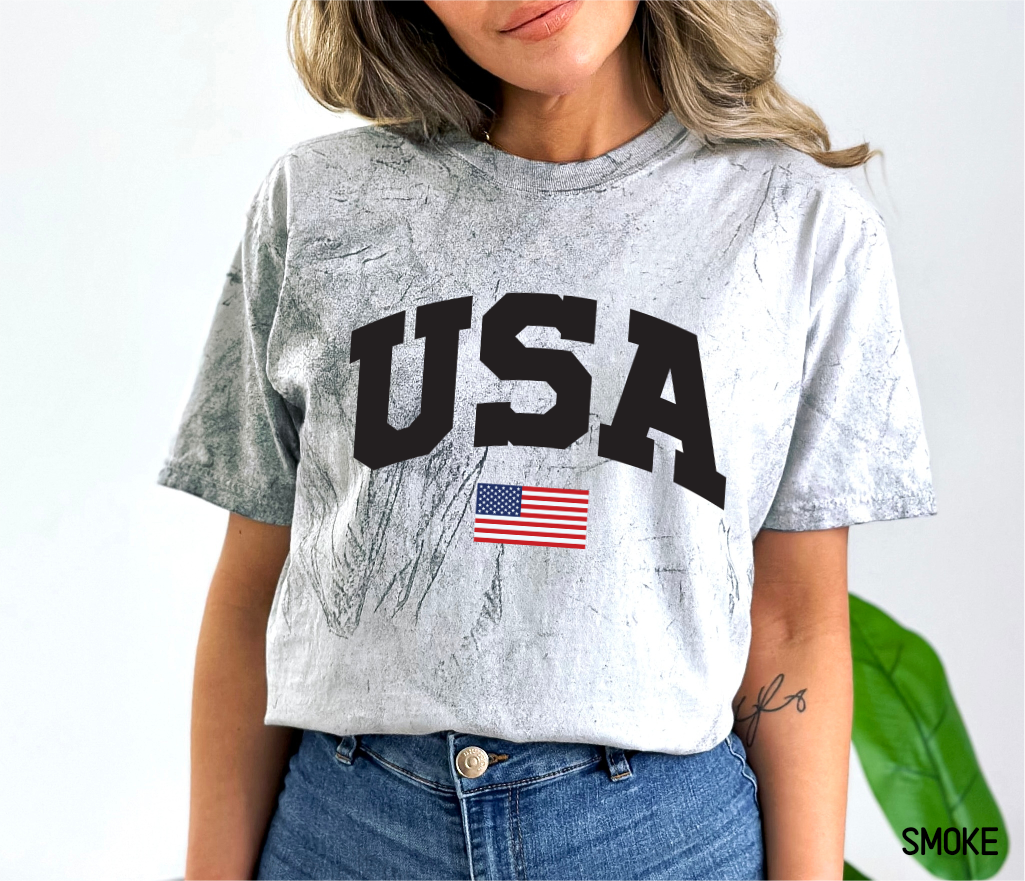 USA Flag Comfort Colors T-Shirt
