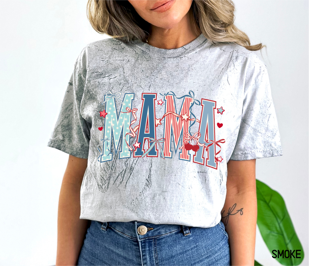 Patriotic Mama Adult Comfort Colors T-Shirt