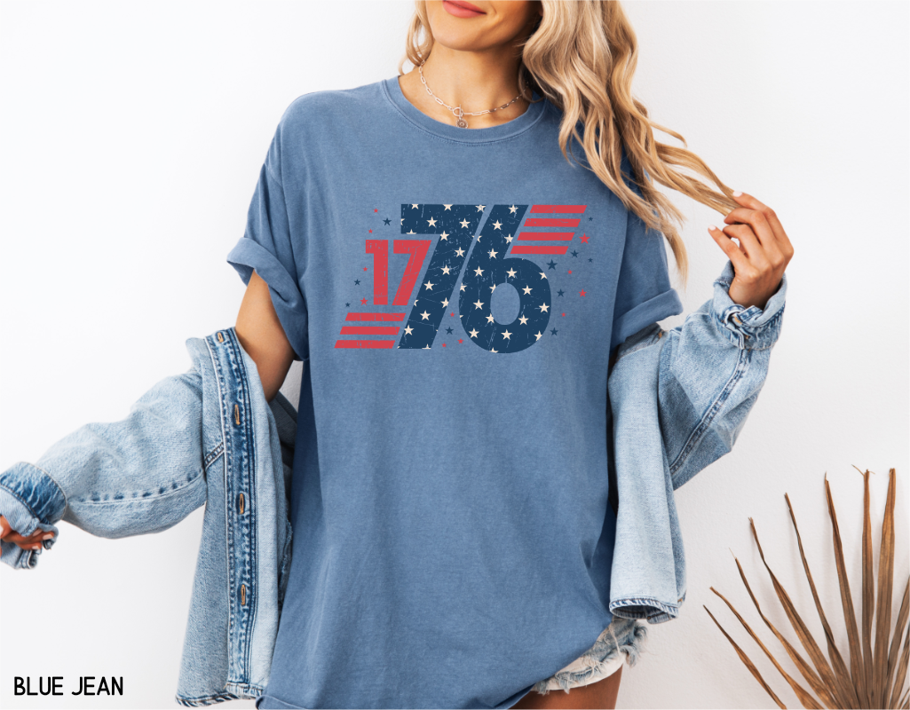 Stars and Stripes 1776 Comfort Colors T-Shirt