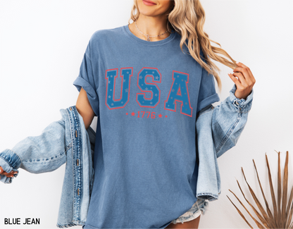 USA est 1776 Comfort Colors T-Shirt