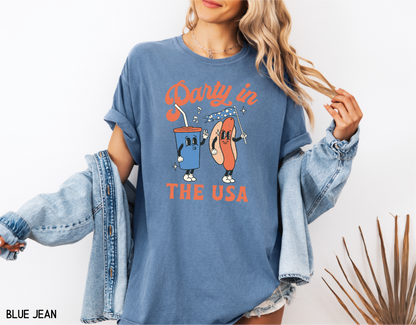 Retro Party in the USA Comfort Colors T-Shirt