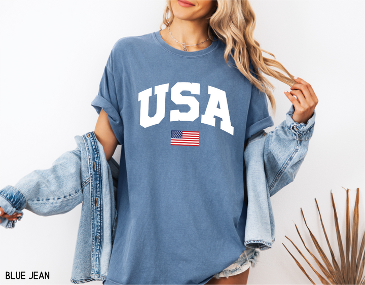 USA Flag Comfort Colors T-Shirt