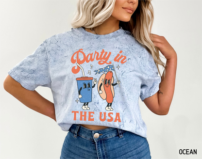 Retro Party in the USA Comfort Colors T-Shirt