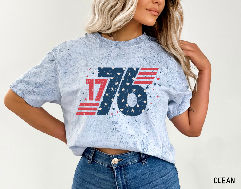 Stars and Stripes 1776 Comfort Colors T-Shirt
