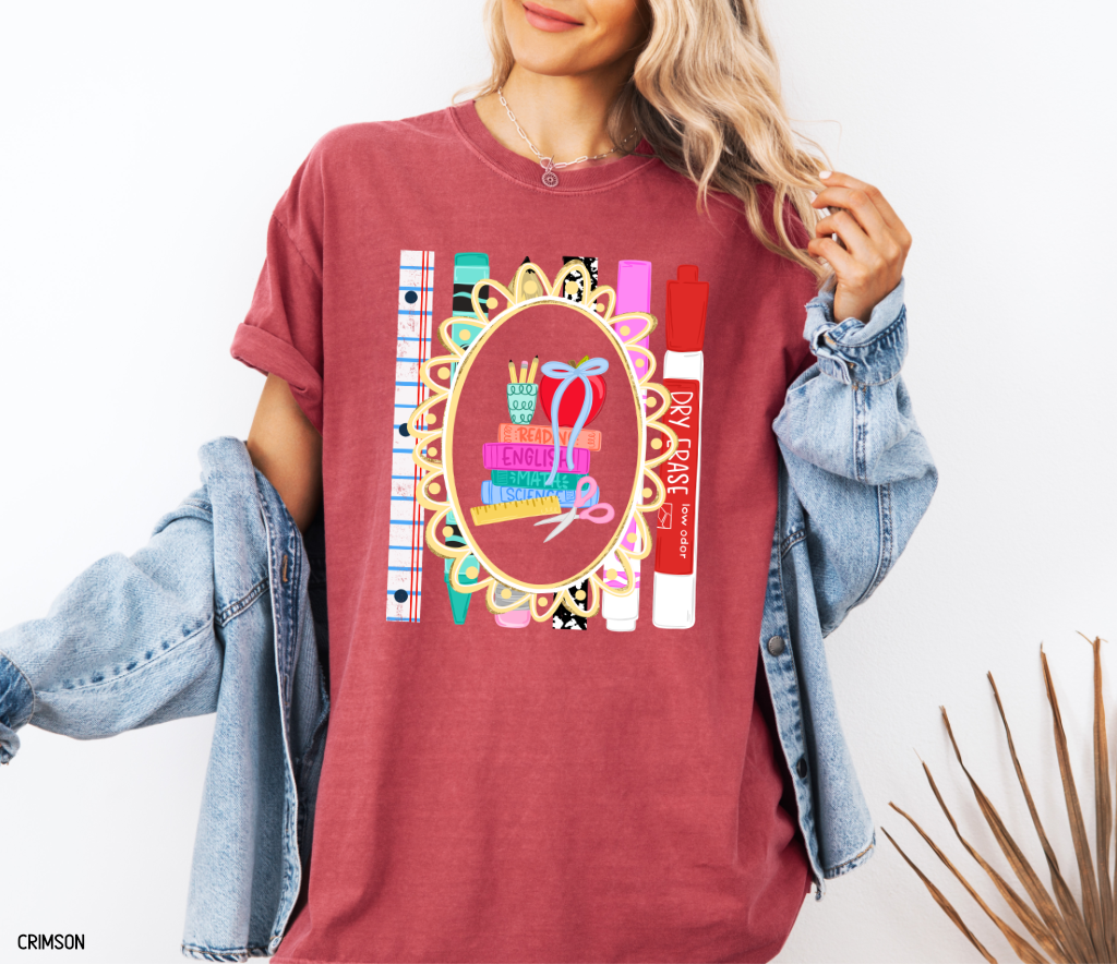 Teacher Subjects Comfort Colors T-Shirt