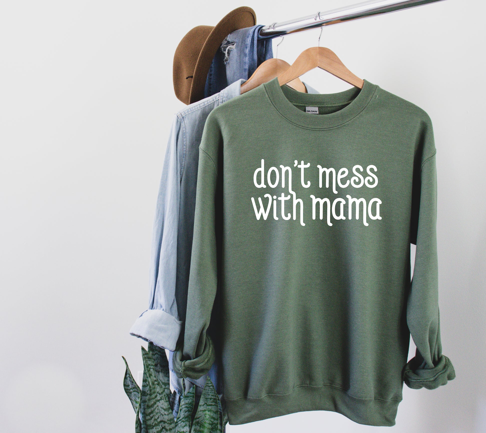 Don't Mess With Mama Adult Sweatshirt