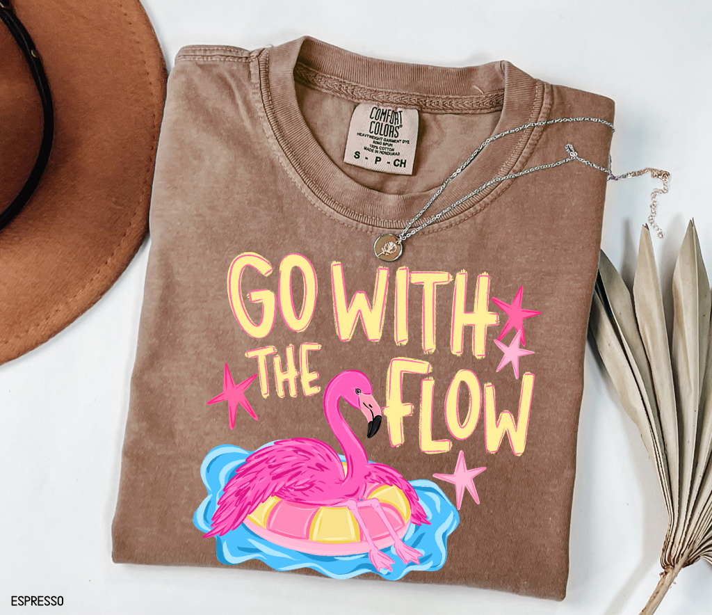 Go With The Flow Comfort Colors T-Shirt