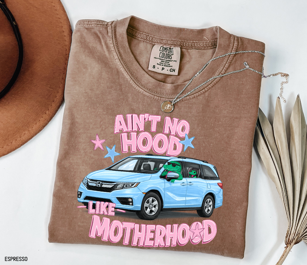 Ain't No Hood Like Motherhood Adult Comfort Colors T-shirt