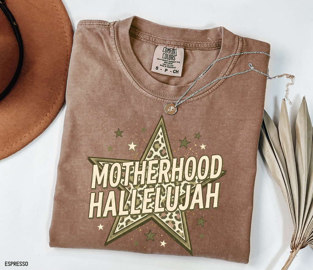 Motherhood Hallelujah Adult Comfort Colors T-Shirt
