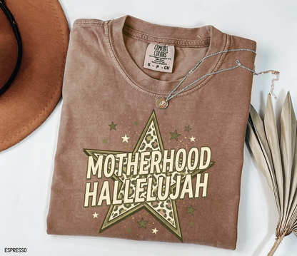 Motherhood Hallelujah Adult Comfort Colors T-Shirt