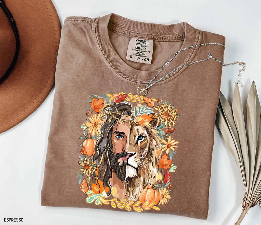 Jesus Lion of Judah Adult Comfort Colors T-shirt