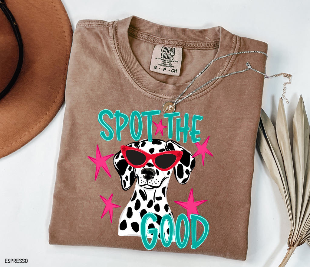 Spot The Good Dalmatian Adult Comfort Colors T-Shirt