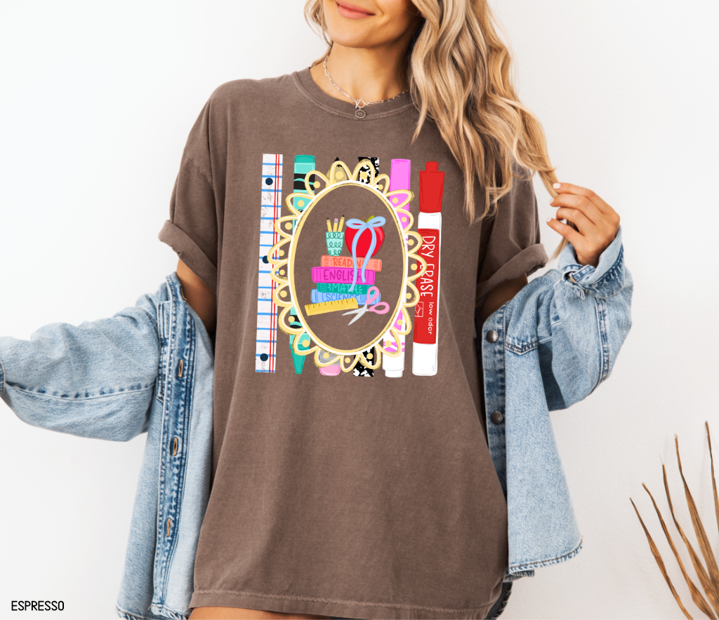 Teacher Subjects Comfort Colors T-Shirt