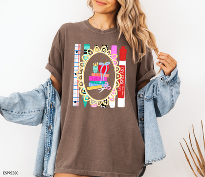 Teacher Subjects Comfort Colors T-Shirt