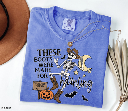 These Boots Were Made for Haunting Adult Comfort Colors T-Shirt