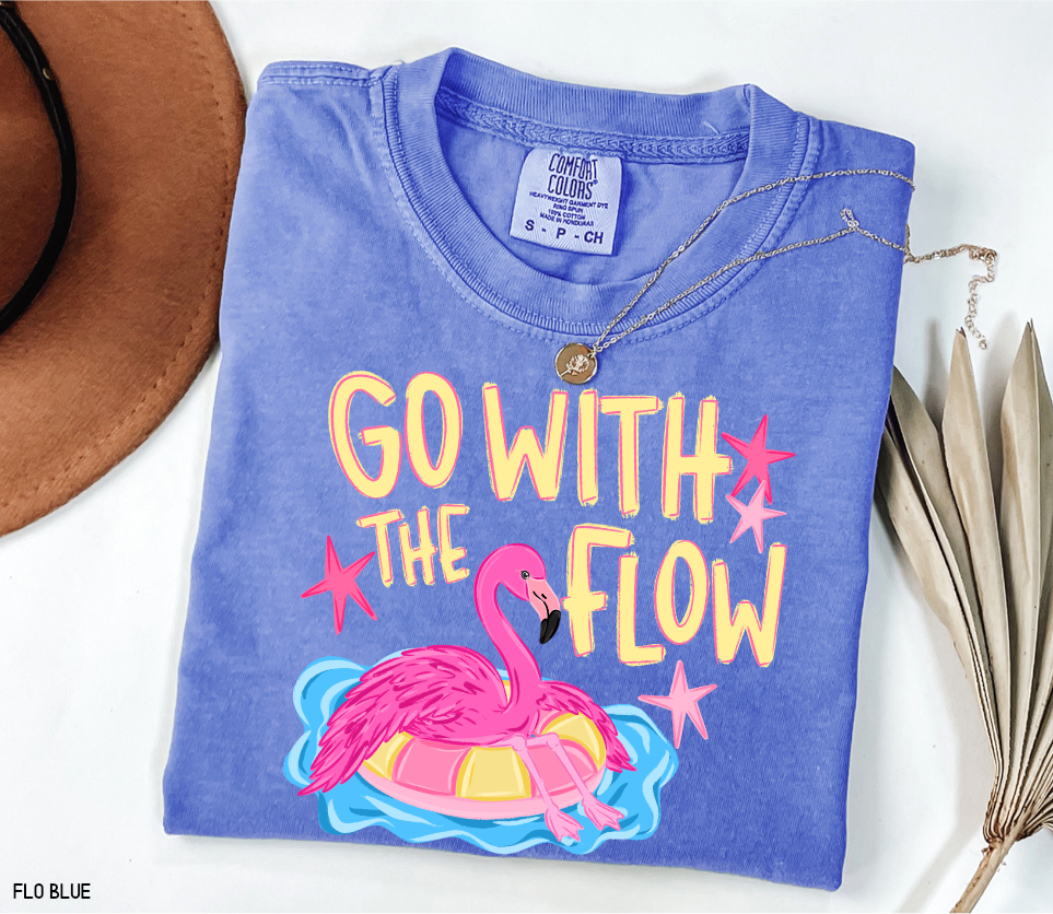 Go With The Flow Comfort Colors T-Shirt