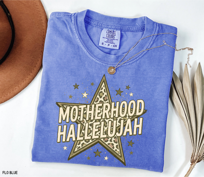 Motherhood Hallelujah Adult Comfort Colors T-Shirt