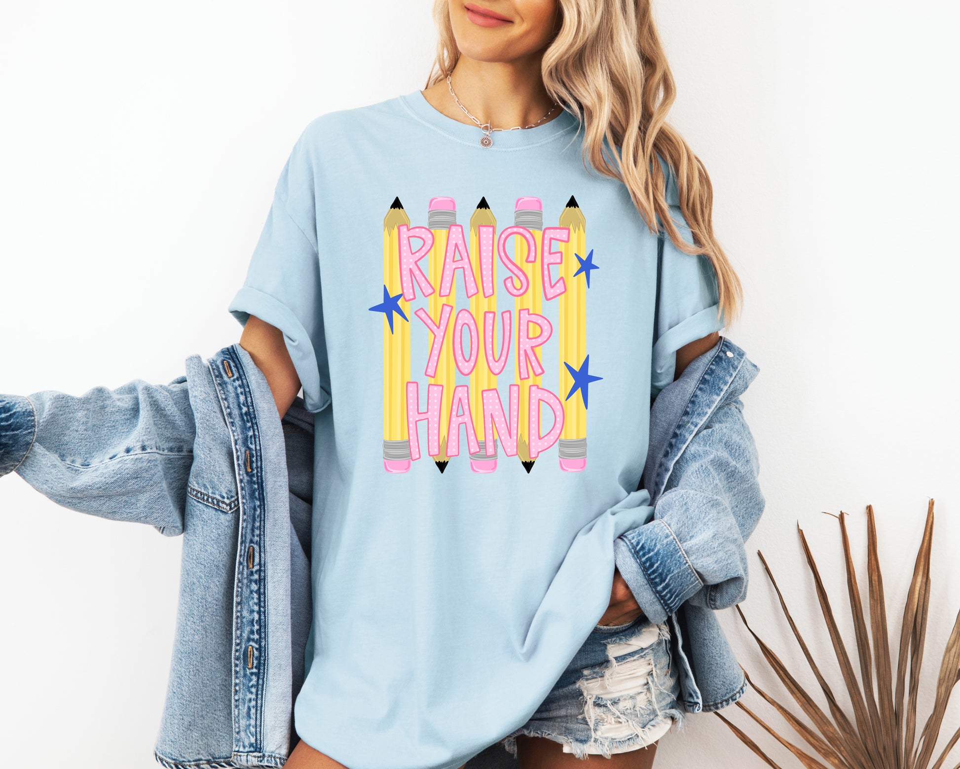 Raise Your Hand Teacher Adult Comfort Colors T-Shirt