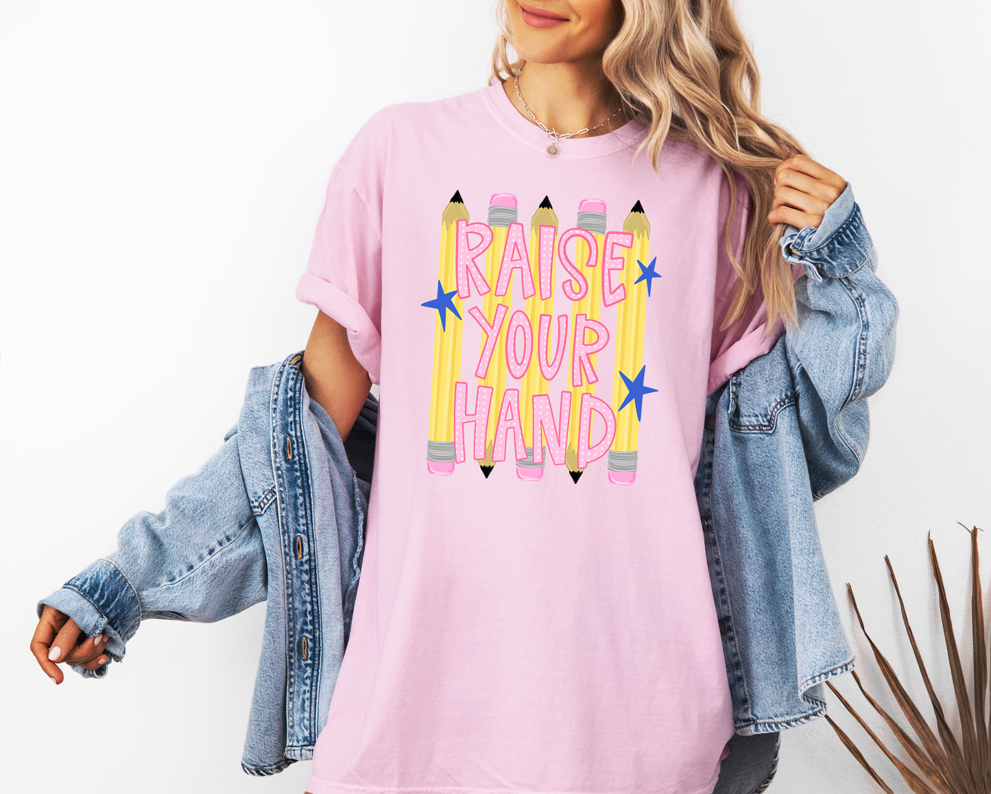 Raise Your Hand Teacher Adult Comfort Colors T-Shirt