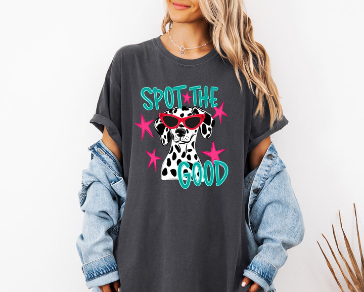 Spot The Good Dalmatian Adult Comfort Colors T-Shirt