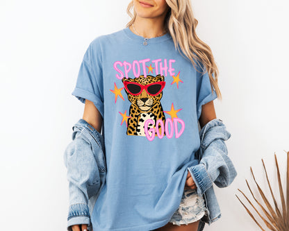 Spot The Good Leopard Comfort Colors T-Shirt