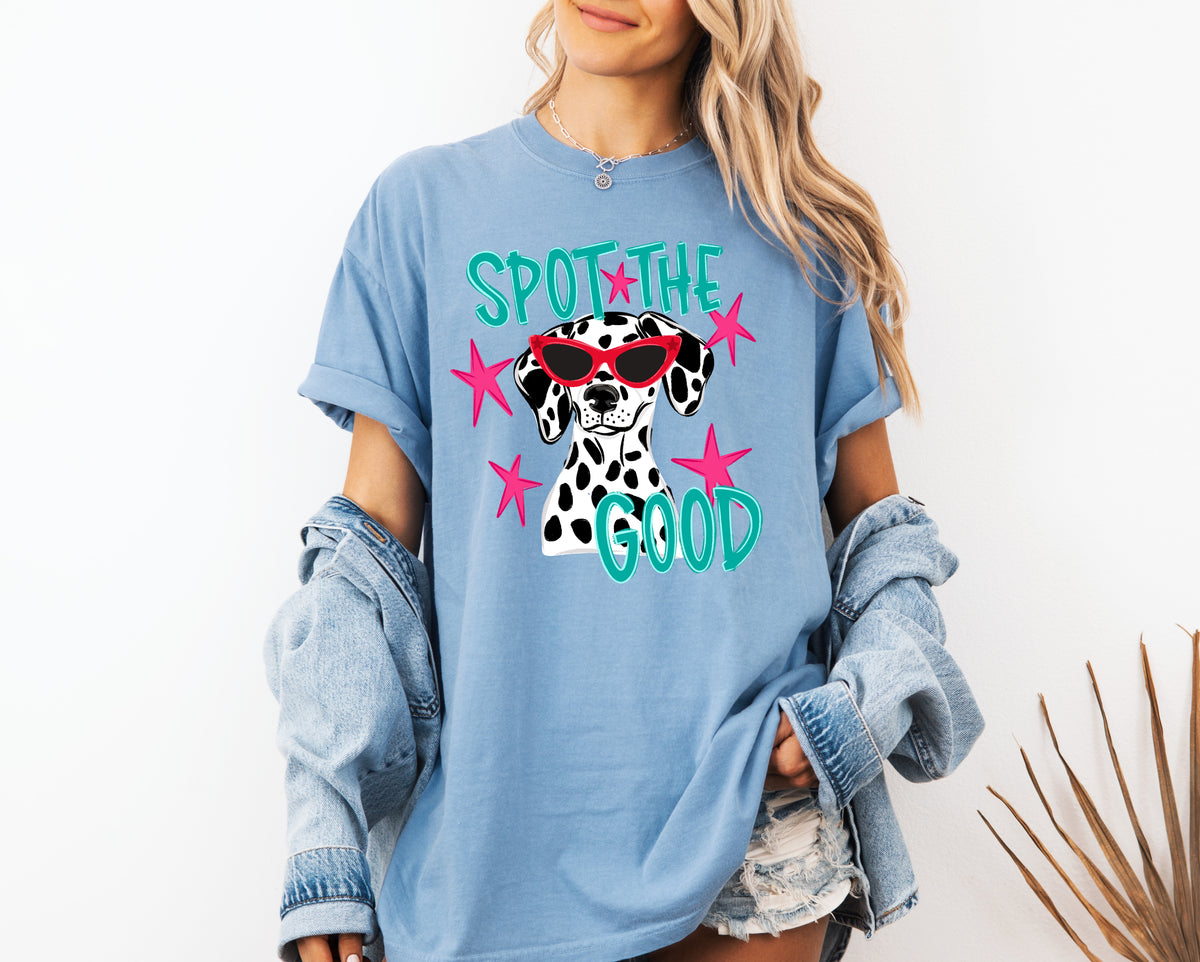Spot The Good Dalmatian Adult Comfort Colors T-Shirt