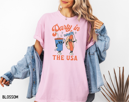 Retro Party in the USA Comfort Colors T-Shirt