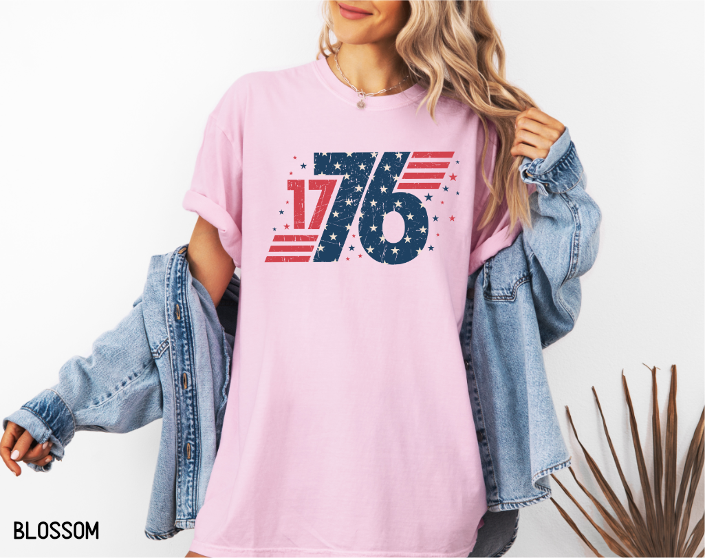 Stars and Stripes 1776 Comfort Colors T-Shirt