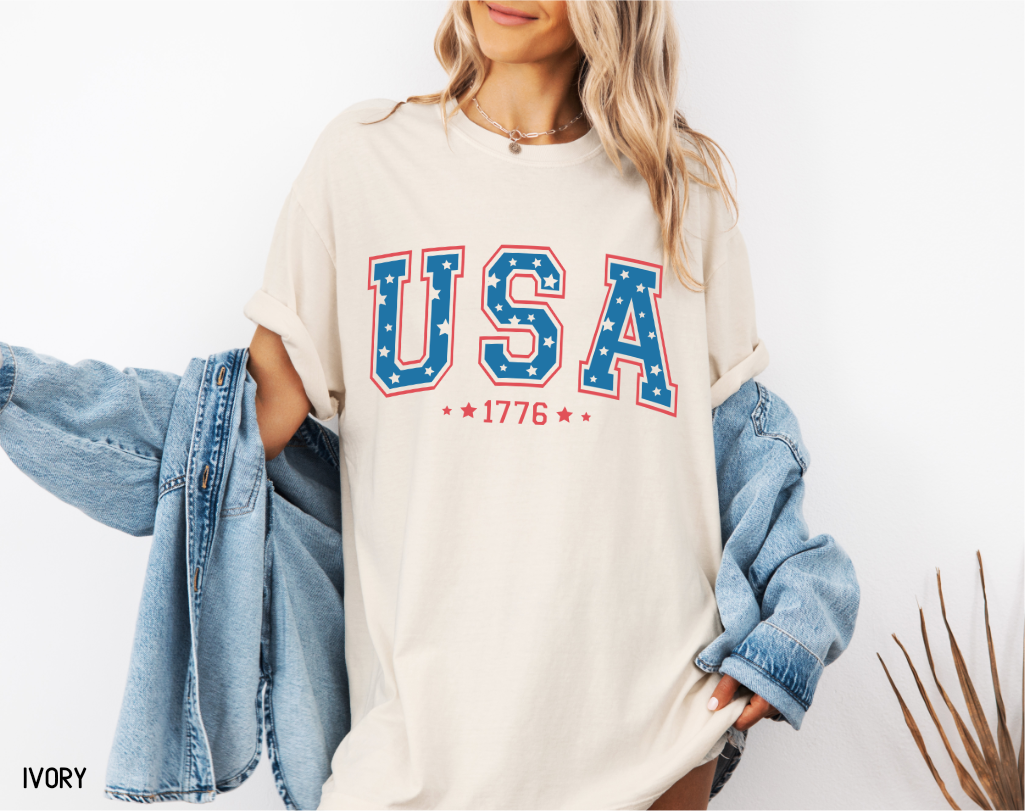 USA est 1776 Comfort Colors T-Shirt