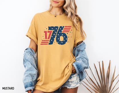Stars and Stripes 1776 Comfort Colors T-Shirt