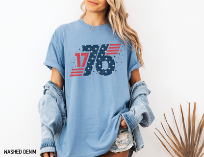 Stars and Stripes 1776 Comfort Colors T-Shirt