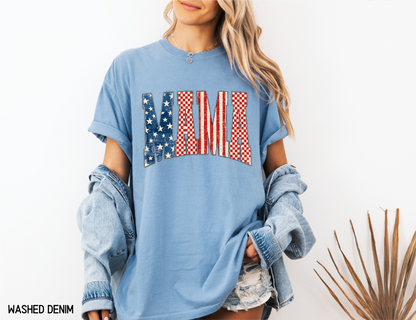 4th of July Mama Comfort Colors T-Shirt